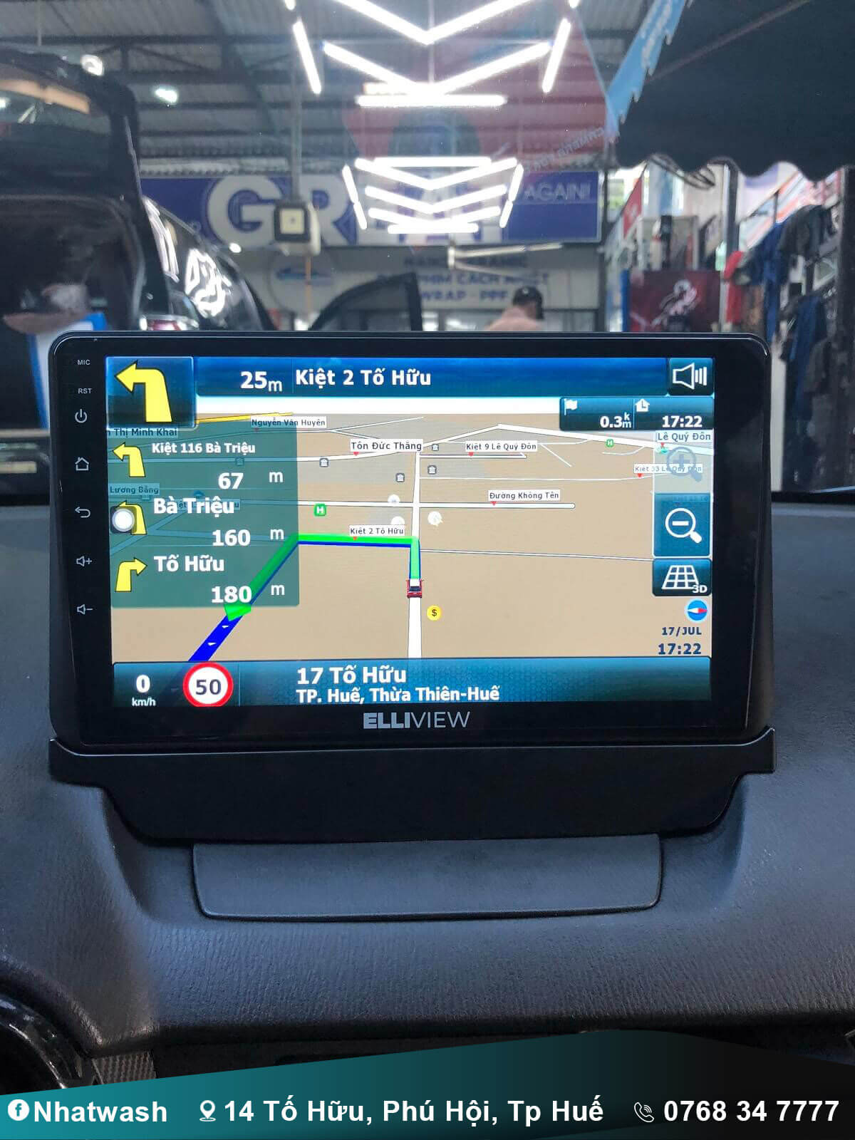 lap man hinh dvd o to hue