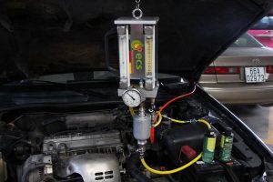 ve sinh buong dot o to