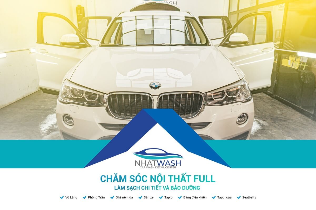 ve sinh noi that xe o to hue