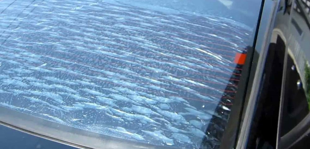 Hiện tượng bong tróc phim cách nhiệt khi sử dụng hàng kém chất lượng